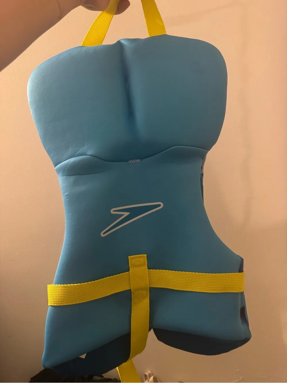 Speedo Blue Infant Monster Float Vest with Yellow Accents